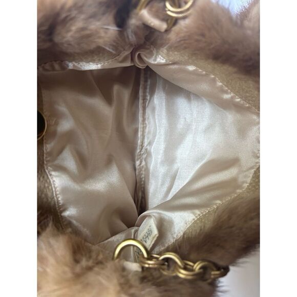Vintage Ella Gray Collection Natural Mink Fur Shoulder Bag - Picture 5 of 9